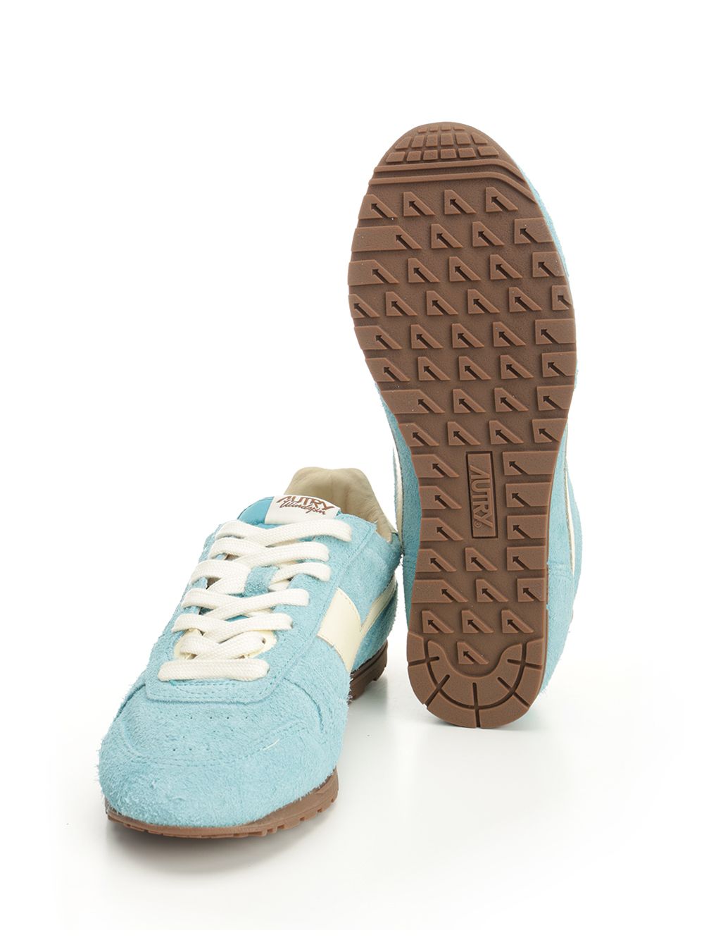Autry  Windspin Sneaker In Perforated Leather Sneakers - Light blue | 16fe9a8457bf1d2ec3188dcb8adb20b7e3fbd115