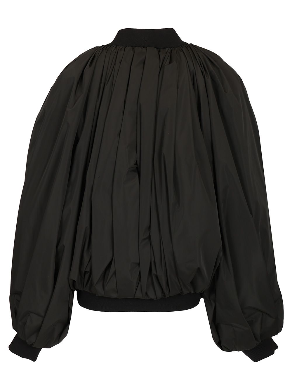 Balenciaga Draped Bomber Jacket Jackets - Black | eef59ad5673b996fd52e1df77da9a2f97e02f34b