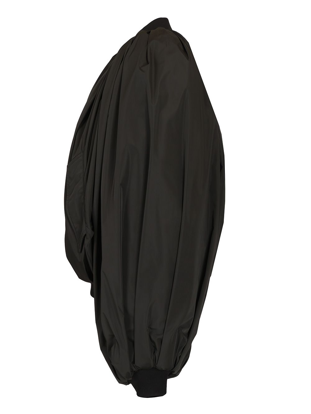 Balenciaga Draped Bomber Jacket Jackets - Black | 0c945826c4fcdcf86126e551a06e9a7cd0186eff