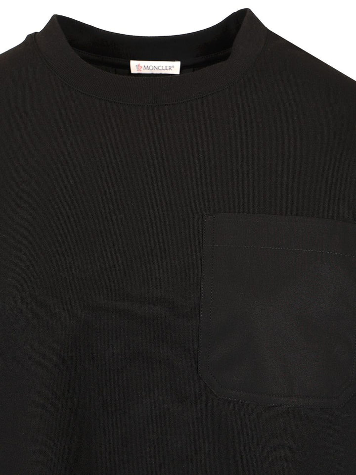 Moncler With Side Buttons T-Shirt - Black | c59da10a2da64ae720c990076ddcfd28961f3e9d