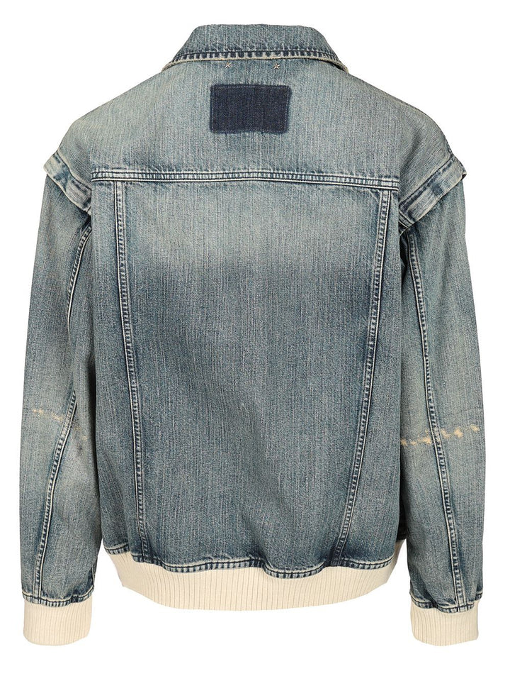 Golden Goose Deluxe Brand Denim Jacket Jackets - Blue | a0a397c468f0372087ecfa8727e73ac74c4634e1