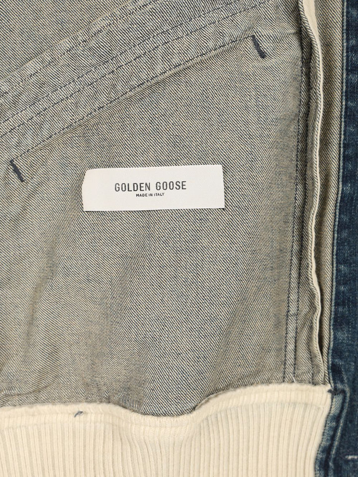 Golden Goose Deluxe Brand Denim Jacket Jackets - Blue | c6ea495472ad28eb3261f5c1731746027fae002a