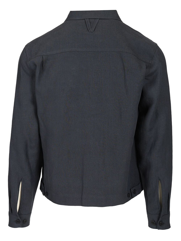 Valstar Linen Jacket Jackets - Blue | 33ac391e11c7b451e49efb388a910cee1fc7d82b