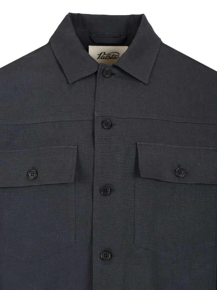 Valstar Linen Jacket Jackets - Blue | 19bd2f70f00b1fcf2aeaf09dd21a9e028b0cc1f1