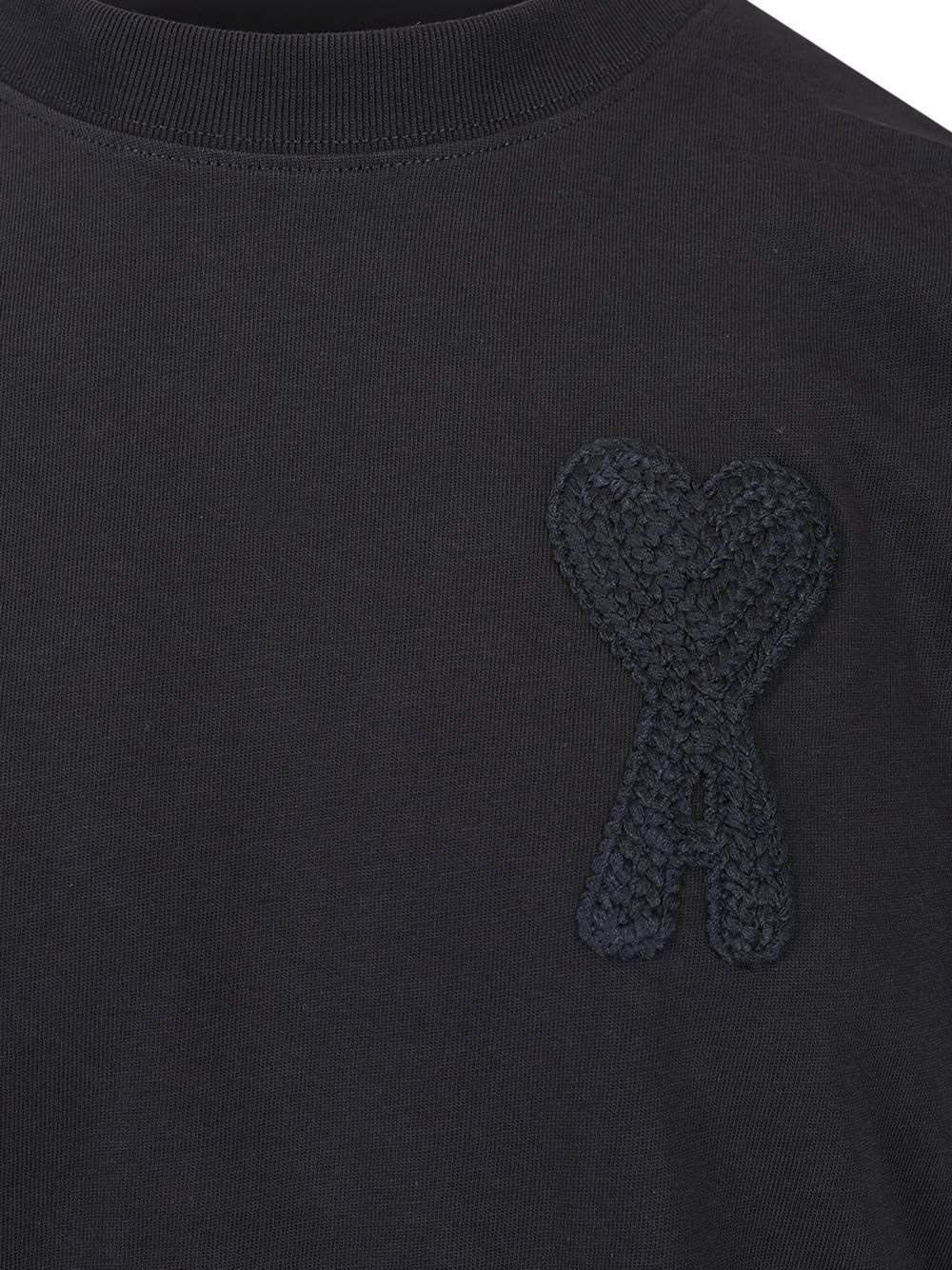 Ami Cream T-Shirt - Blue | 580aaf79385dc04aa42c4a99058948e927419b34