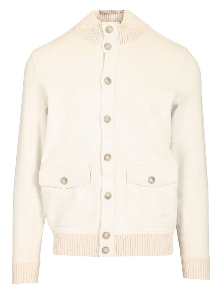 Fay Bomber Jacket Jackets - Beige | f6453e9d83fd9ce5a160a66981414b4cdf55dae0