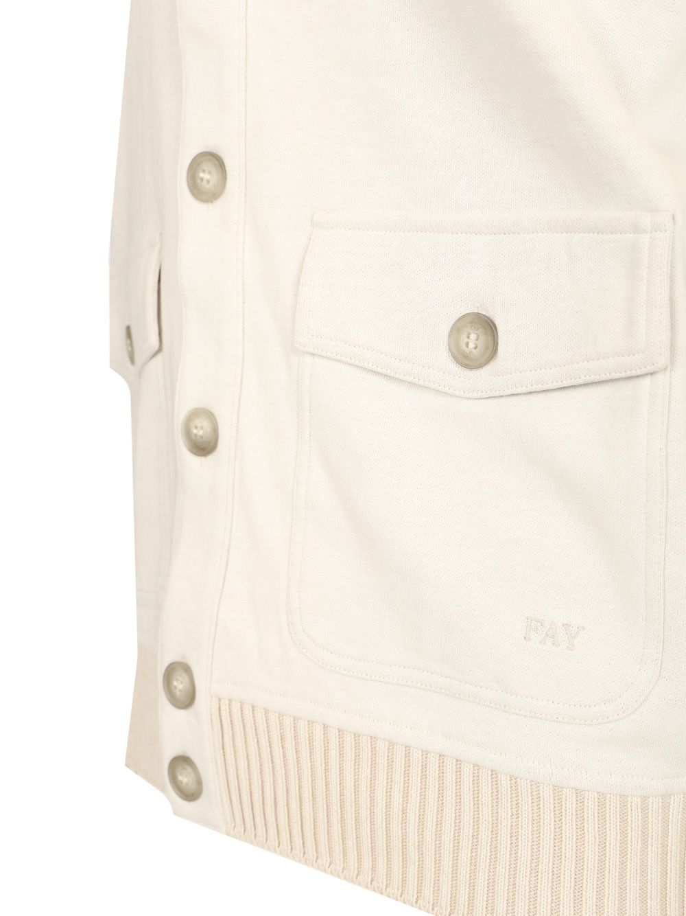 Fay Bomber Jacket Jackets - Beige | 95e2b10ca655e54e66103904f0c77ebd86babd37