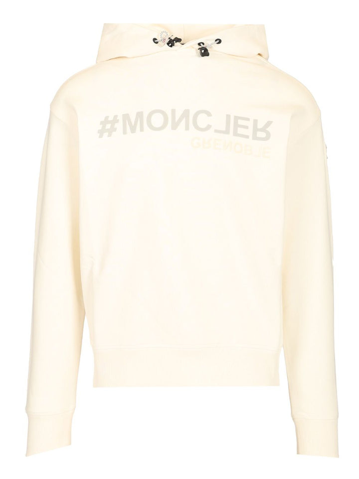 Moncler Grenoble Hooded Sweatshirt Sweatshirts - White | b1a253f53c218de690e284d650acda3c21c23ee6