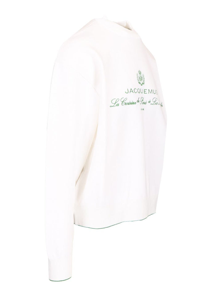 Jacquemus Venice Sweatshirts - White | 26f4f66207674ba8e154944944e9c9f3d51c6594