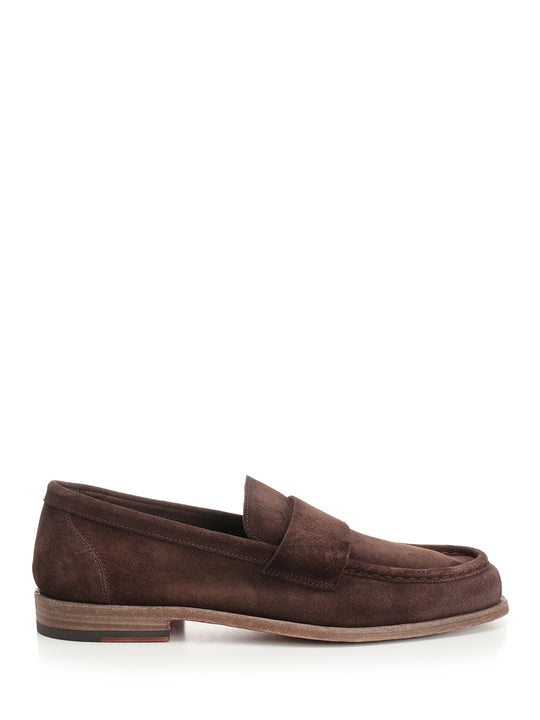 Suede Moccasin Scarpe Basse Brown