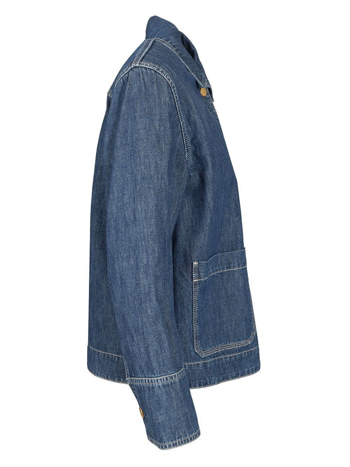 'S Max Mara Cotton Denim Jacket Jackets - Blue | 9e9fd18824a99c5bcbd94d143ed1e72dd124d842