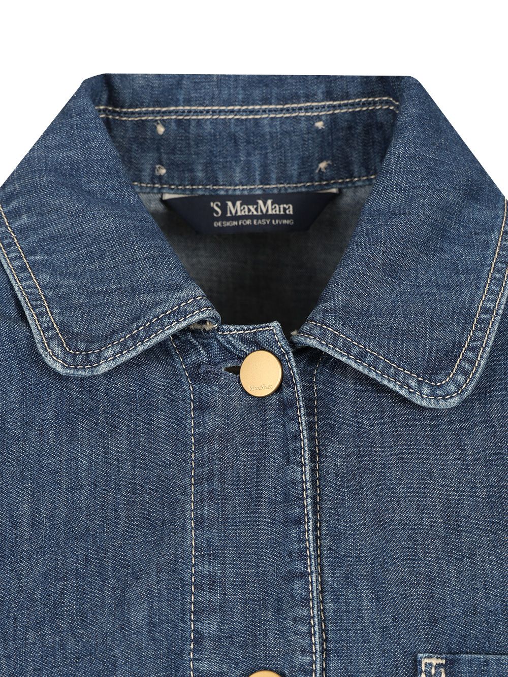 'S Max Mara Cotton Denim Jacket Jackets - Blue | 1e0088111c0a8ec9d3db502f4cdeafbb2f8a5685
