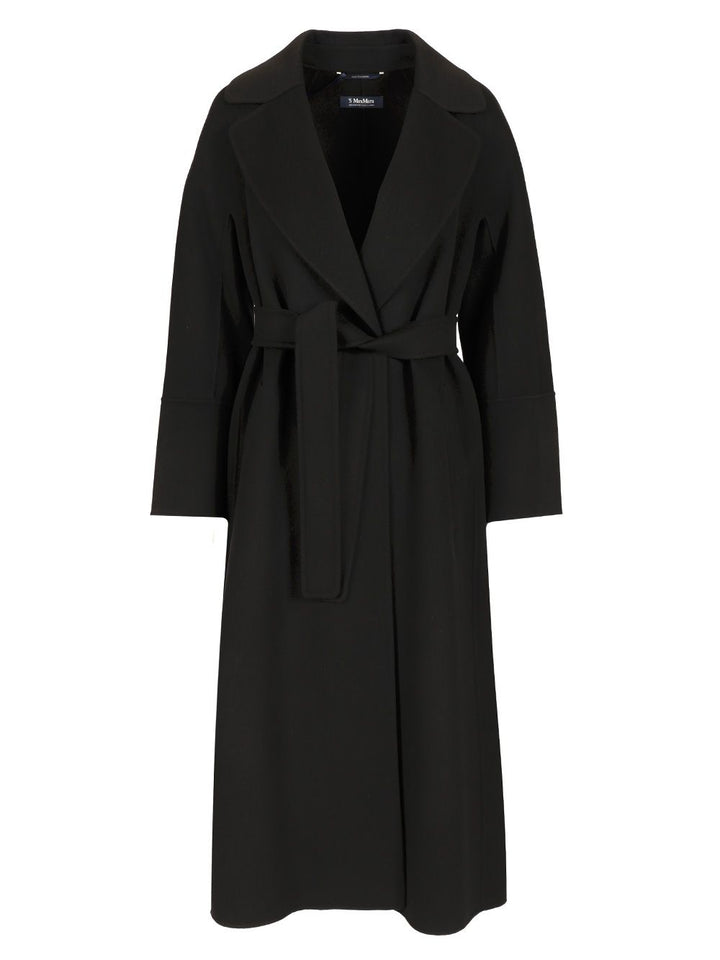 'S Max Mara Elisa Coats - Black | 8bb366e212faca9feefa7e5ed3fa73f75943e016
