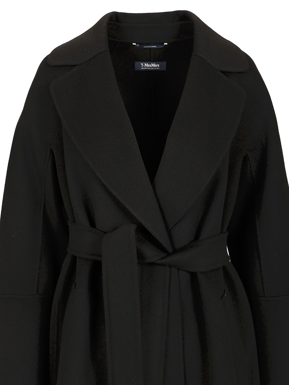 'S Max Mara Elisa Coats - Black | 64ccab6a20def5450ececdd38ae95c37c116adec