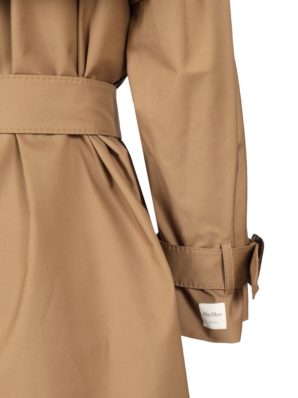 Max Mara The Cube Double-Breasted Trench Coat Coats - Beige | fc627b09e3ec29f1dd905b1fe408294f92ecef1e