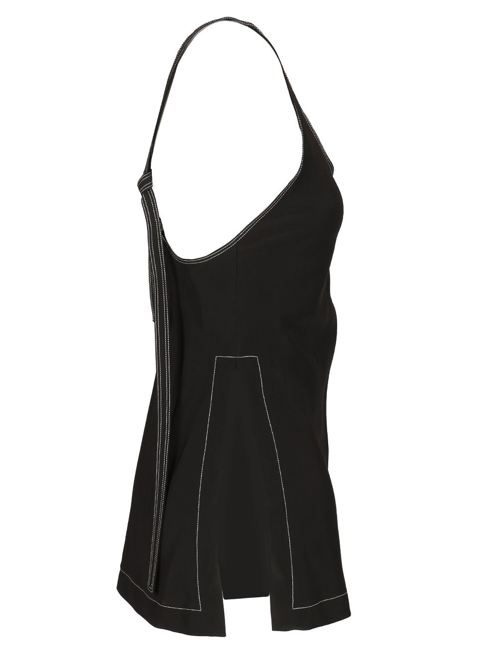Sportmax Deep Neckline Tank Top Tops - Black | c68271bdf966491863126a4c3cd01966fbd35a59