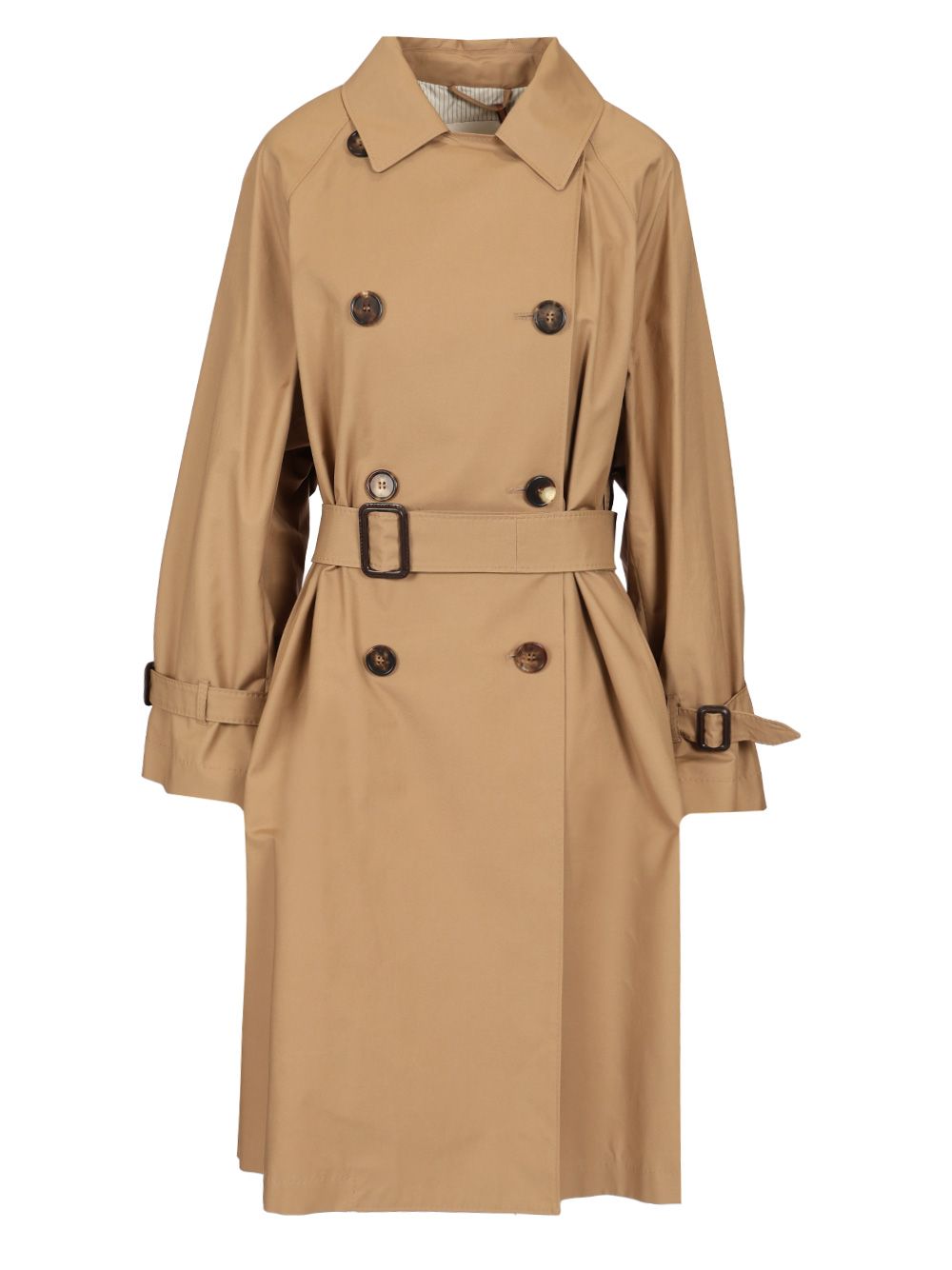 Max Mara The Cube Midi Trench Coat Coats - Beige | 85cbb1143ff7b92b7af184cdcf31d14132f74320