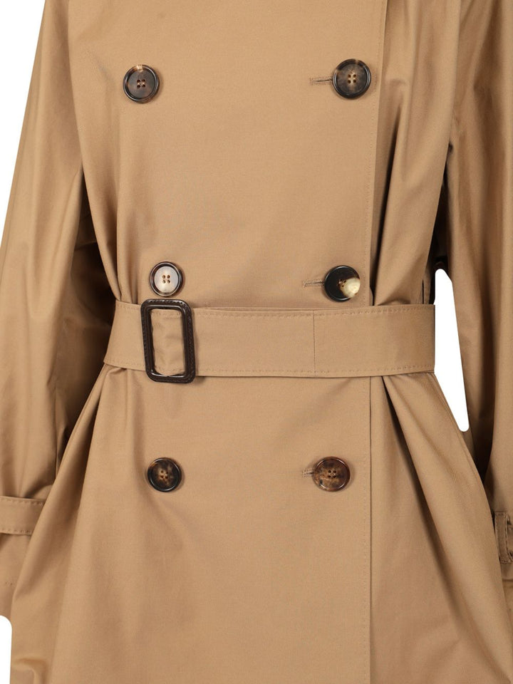 Max Mara The Cube Midi Trench Coat Coats - Beige | 55aabbdd065099d977d53513df30555a85af1c5e