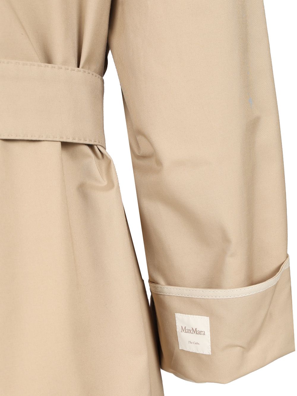 Max Mara The Cube Oversized Trench Coat In Water-Repellent Twill Coats - Beige | ca9422b33c14ef4f8bbec7e66169646ecbb9709a