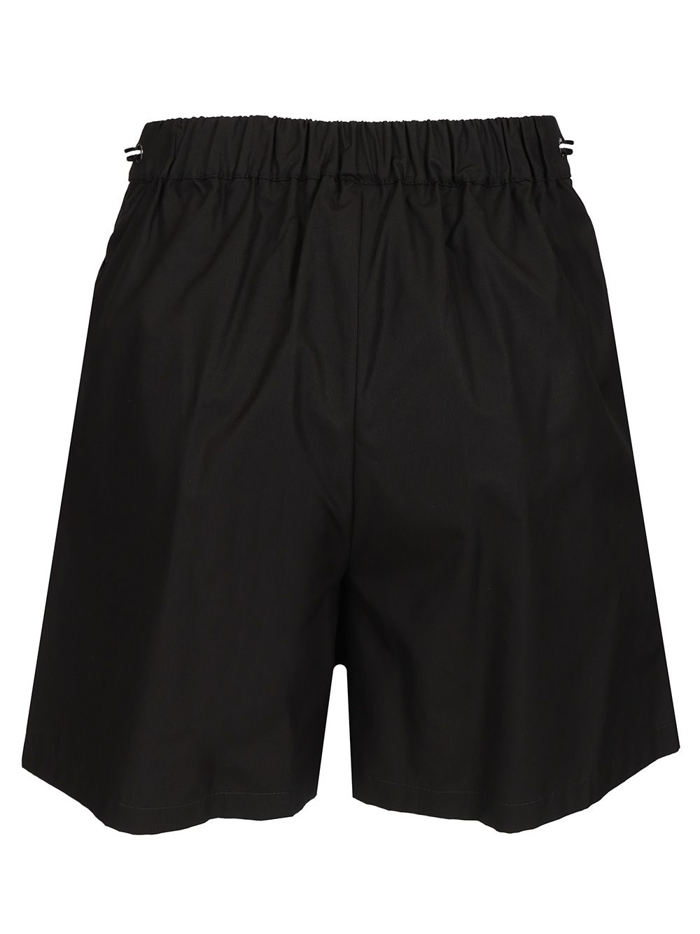 Max Mara Cotton Poplin Shorts Trousers - Black | 2cf51d810e2d823f591d839fe1e88be56ef27003