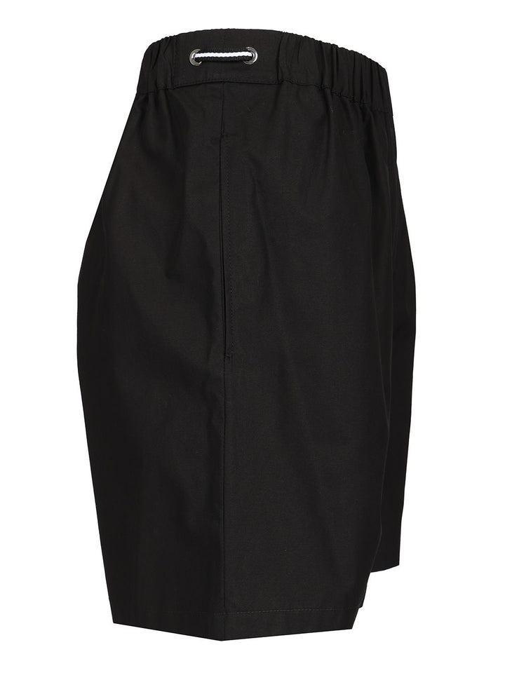Max Mara Cotton Poplin Shorts Trousers - Black | 0ca57323983719dee13f0c97494eac4bcc3d3d86