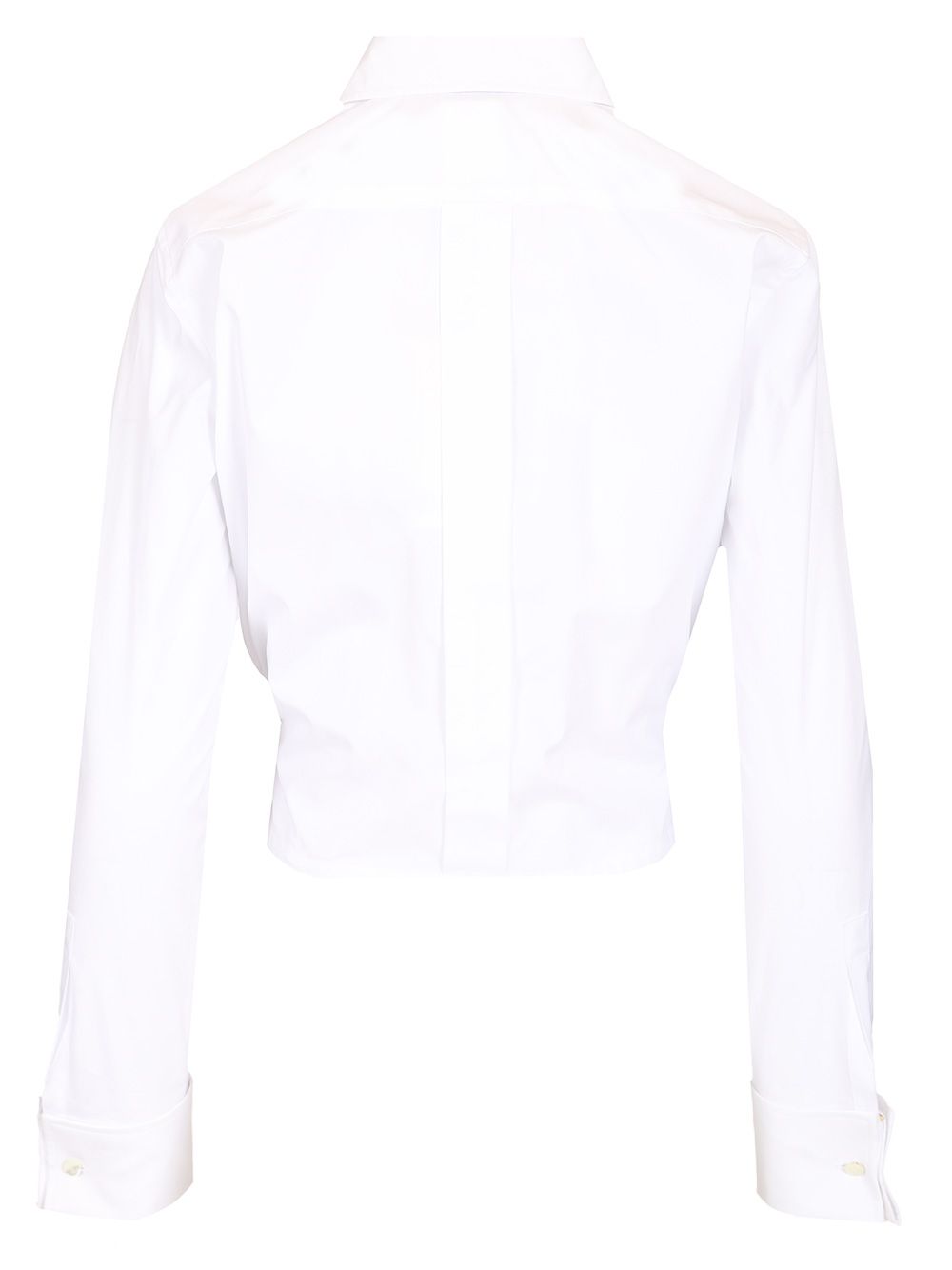 Max Mara Cotton Crop Shirt Shirts - White | bbe4be6d373df615de0a6b44f1558ea2ac834787