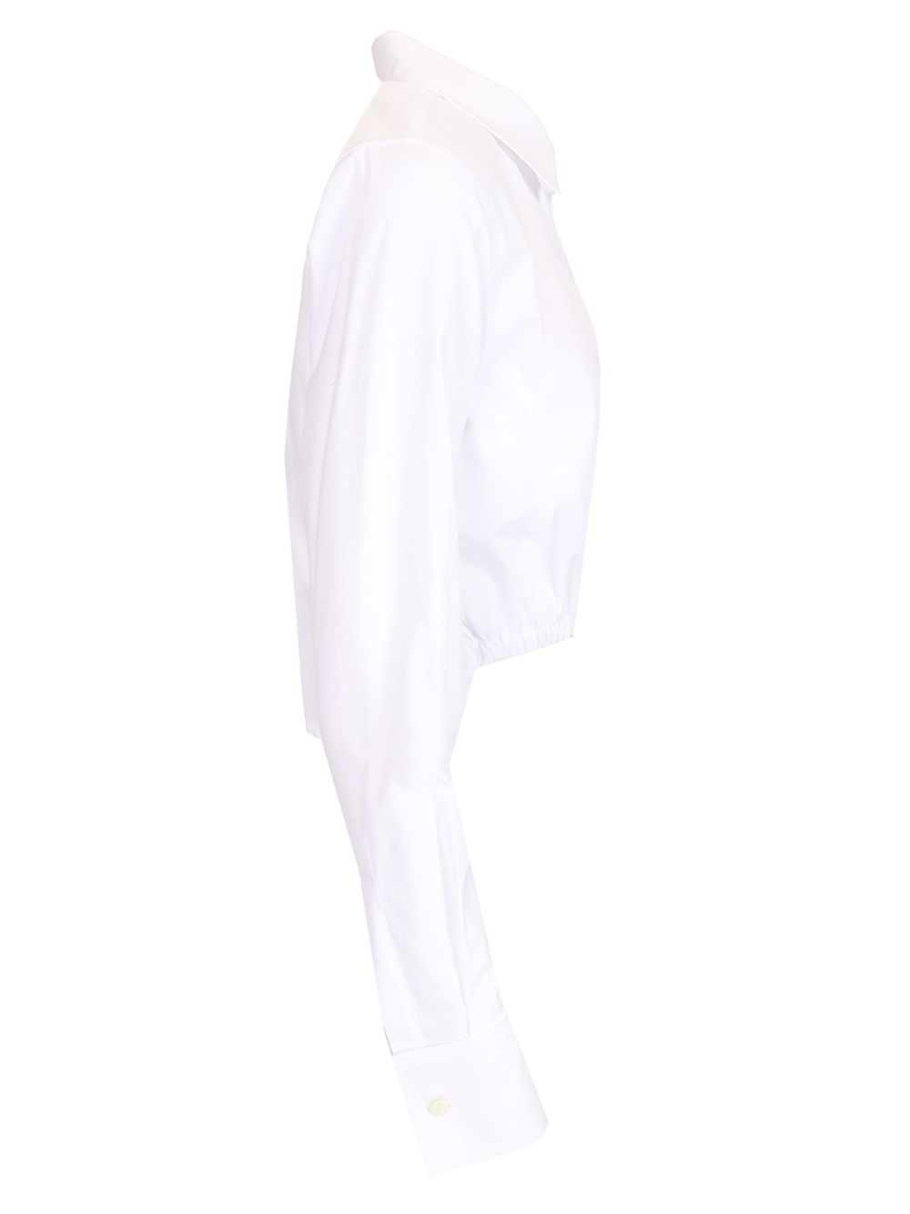 Max Mara Cotton Crop Shirt Shirts - White | 80fd3b3bee029b18c9d0ffac480bef4d27c00d35