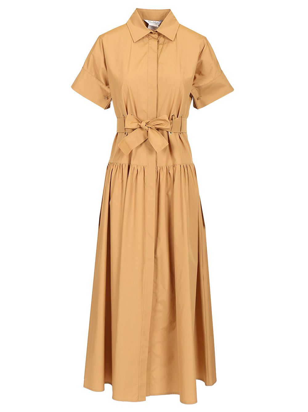 Max Mara Poplin Shirt Dress Dresses - Brown | f745aee87bf8d86659fdda0dae204c0ba2ccdf4e