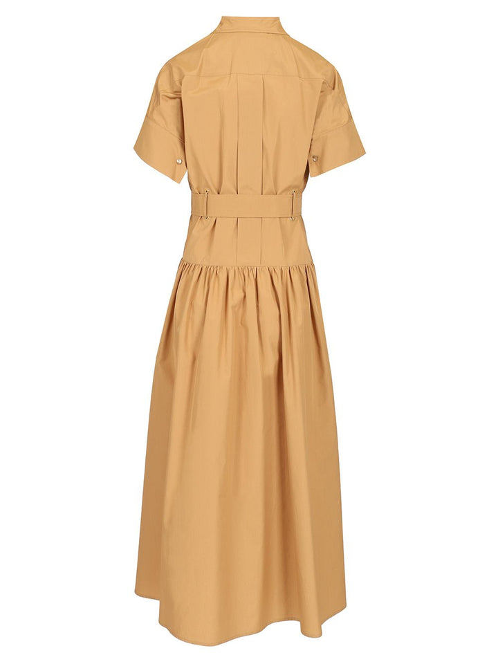 Max Mara Poplin Shirt Dress Dresses - Brown | 44a173a80c179642c7881717c949c6bd2e9db824
