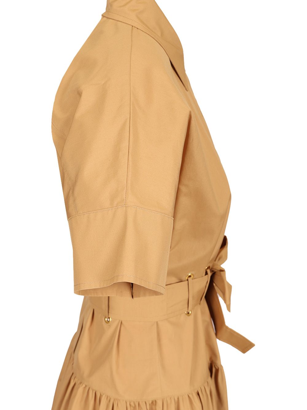 Max Mara Poplin Shirt Dress Dresses - Brown | 756d5031e628b6d1556b241208e5fc4a0bc9ac5c