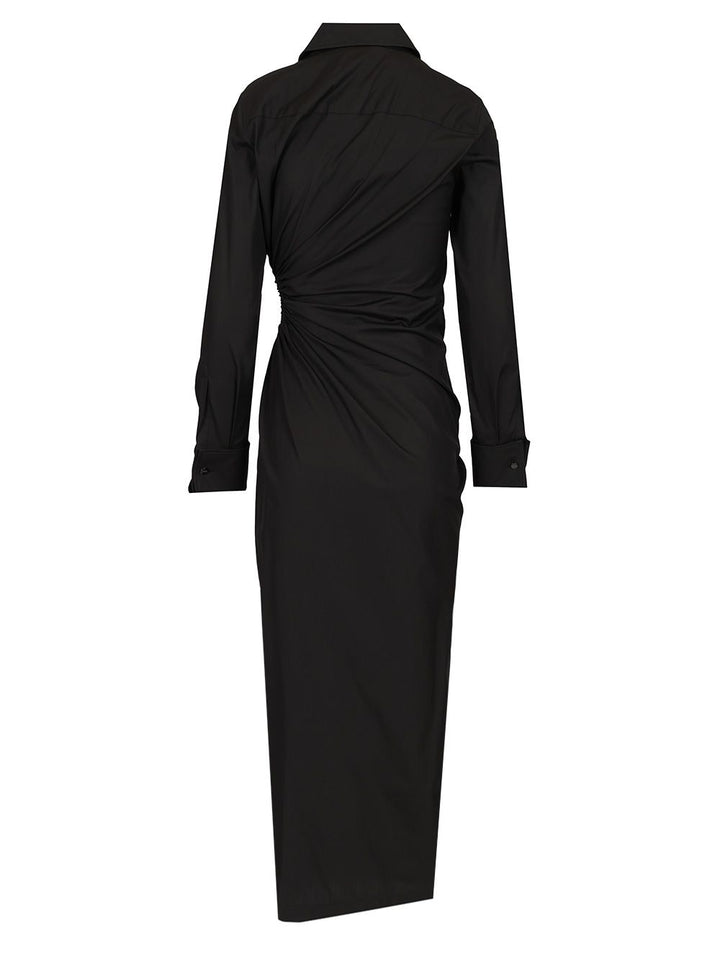 Max Mara Long Dress Dresses - Black | b5a274bd657e73601f2ed650a9bfb05e269d2fd9