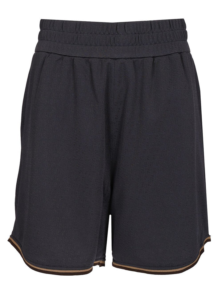 Fendi Ff Jacquard Shorts Trousers - Blue | 69905ea4b2f0f7d5e91d3b8b6bf821da843b6050