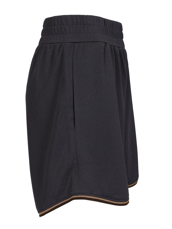 Fendi Ff Jacquard Shorts Trousers - Blue | 0cc63e330ba1f0254926477e08ae3608f54e72ee