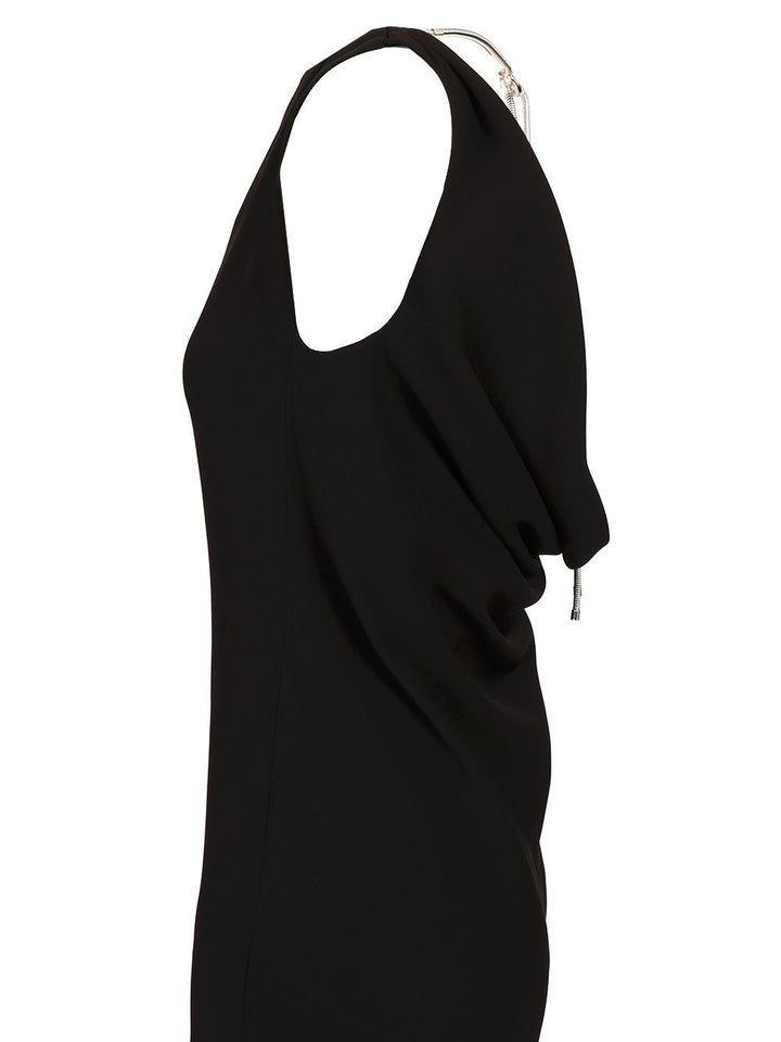 Max Mara Long Cady Dress Dresses - Black | 4ece571dc4c9276344e589ad9f1023b32312e74e