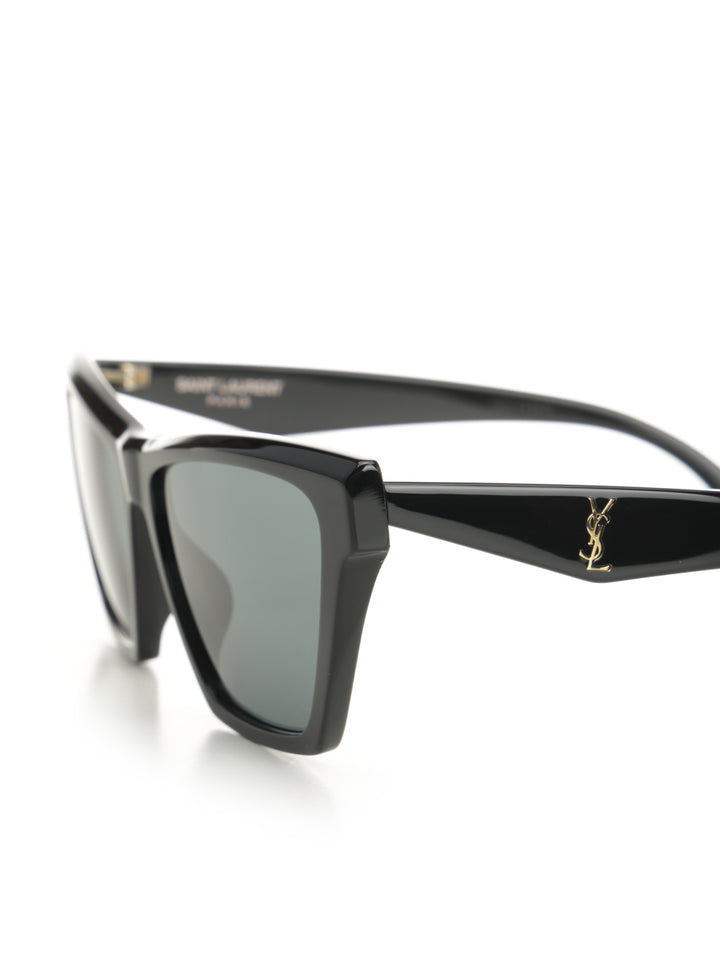 Saint Laurent Cat Eye Sun Glasses - Black | b656a21bccab32acaa33d40fcceb6937c1c7f623