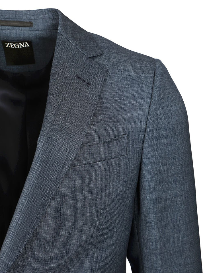 Ermenegildo Zegna Air Force Blue Wool Dress Dresses - Blue | 8f92ae70ebb8a31fdeb1b92eefbb989d73c720b4