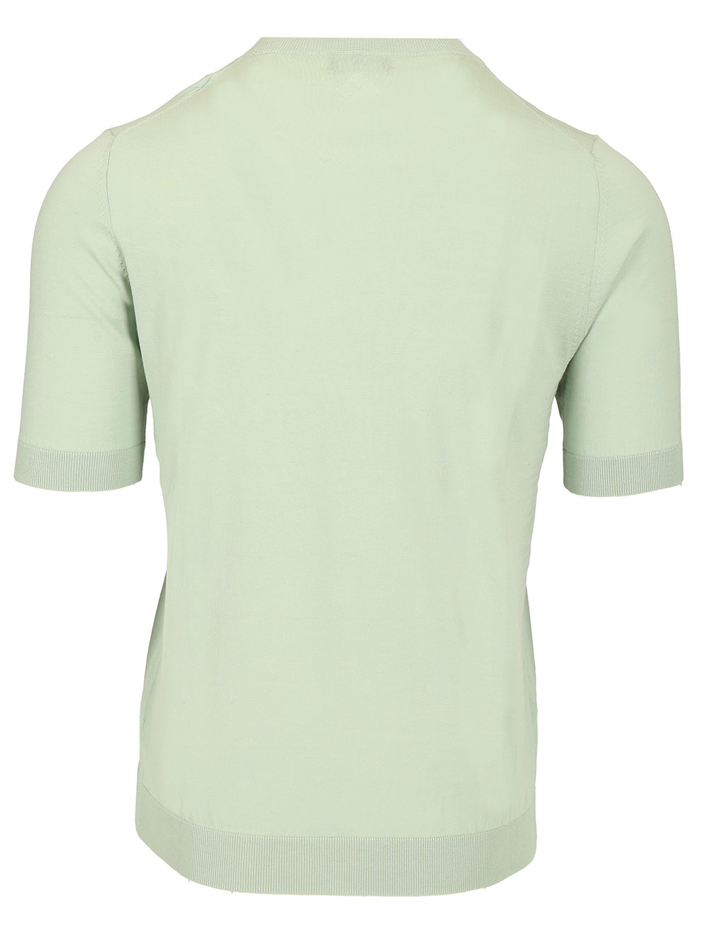 Ballantyne Cotton Crew Neck Sweater Knitwear - Green | 9352e1b4bc2dba47c152f94bd1ff42963b320ed7