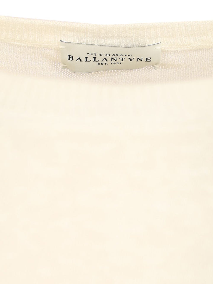 Ballantyne Cotton And Cashmere Sweater Knitwear - Beige | a2a48373af8bd95a270c99497dad2a30fc9714e2