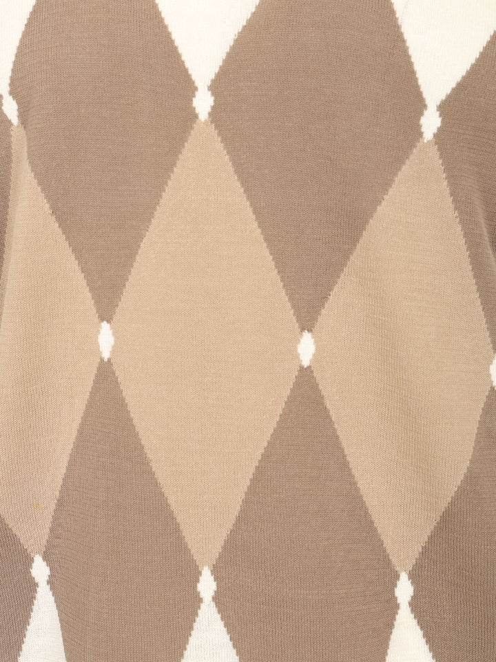 Ballantyne Cotton And Cashmere Sweater Knitwear - Beige | 74851d1fb3f2acff3e12518f9828780f7860c73a