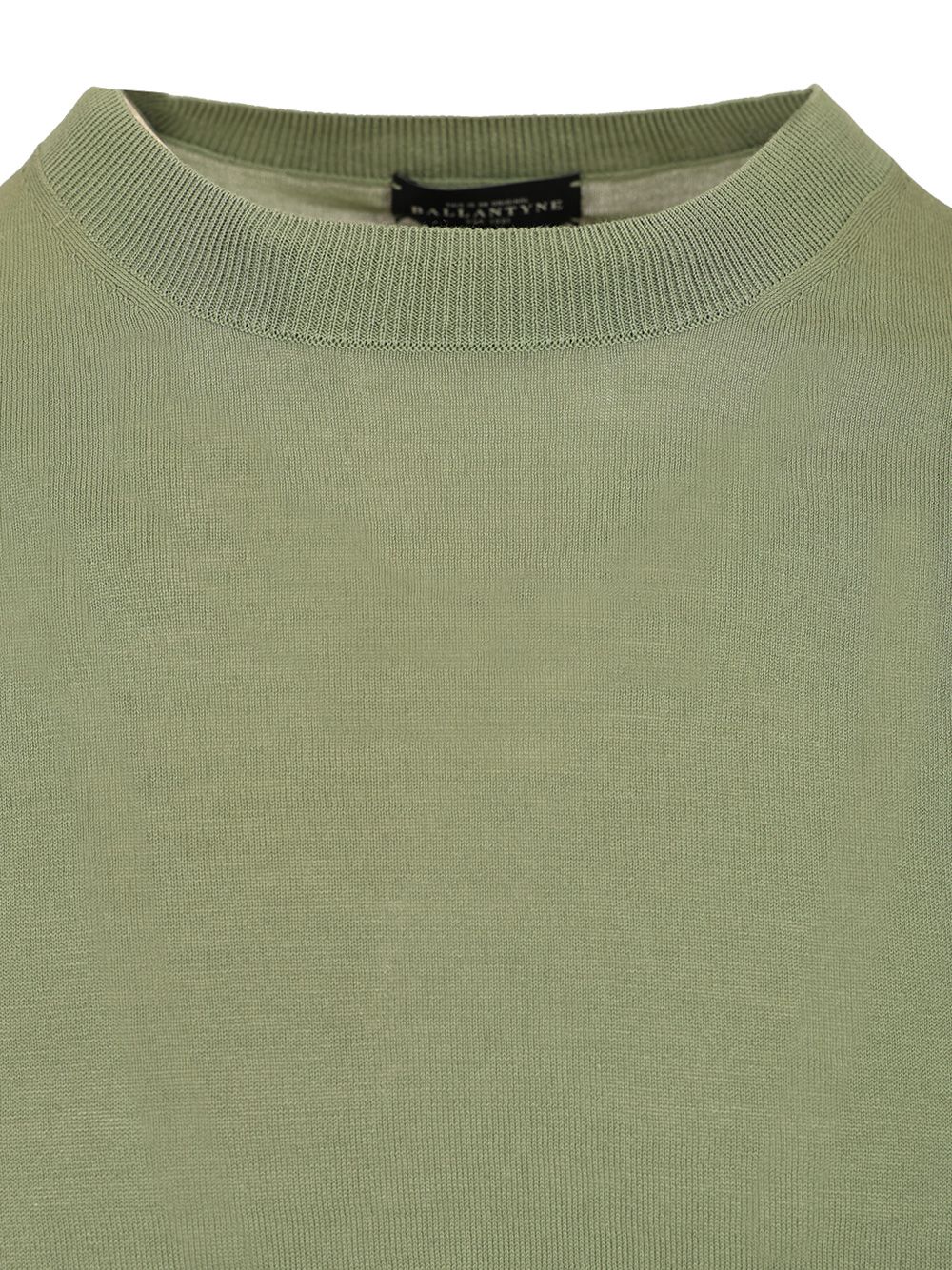 Ballantyne Slim Fit T-Shirt Knitwear - Green | 9a44499d2dd6715911f277944bc11ce1623bc335