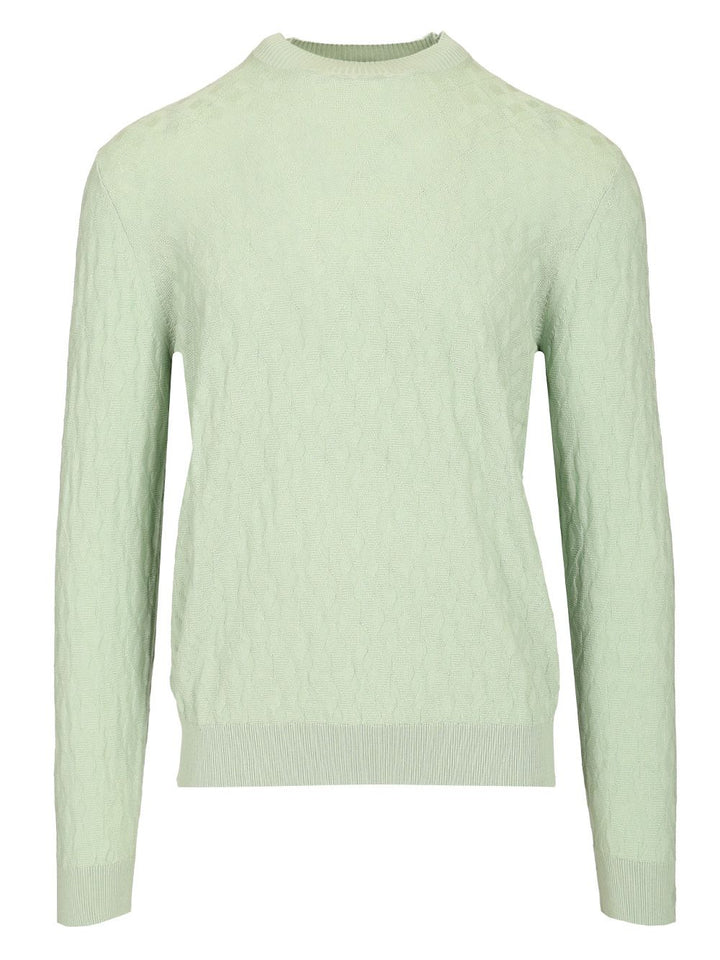 Ballantyne Cotton And Cashmere Sweater Knitwear - Green | 68fba00df84449d533d39e3054c887f10bc64279