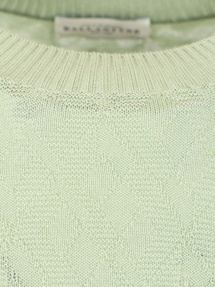 Ballantyne Cotton And Cashmere Sweater Knitwear - Green | 4dc539fe41958c413787fa3f6012795b256d968e