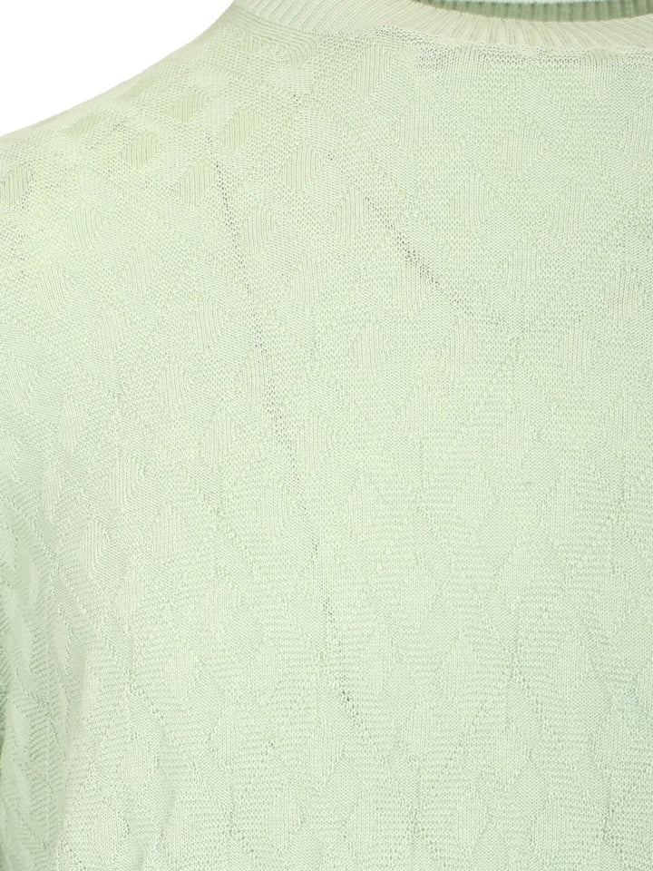 Ballantyne Cotton And Cashmere Sweater Knitwear - Green | a78f9625a839bf320d3634350afa1670c9b06e0e