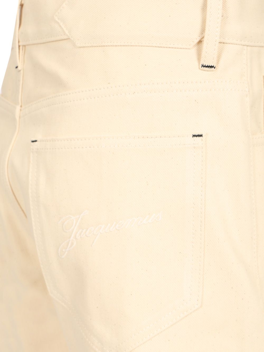 Jacquemus De-Nîmes Venice Trousers - White | 0aa0df4be56d2ac7dab9a79acb7844703beedca4