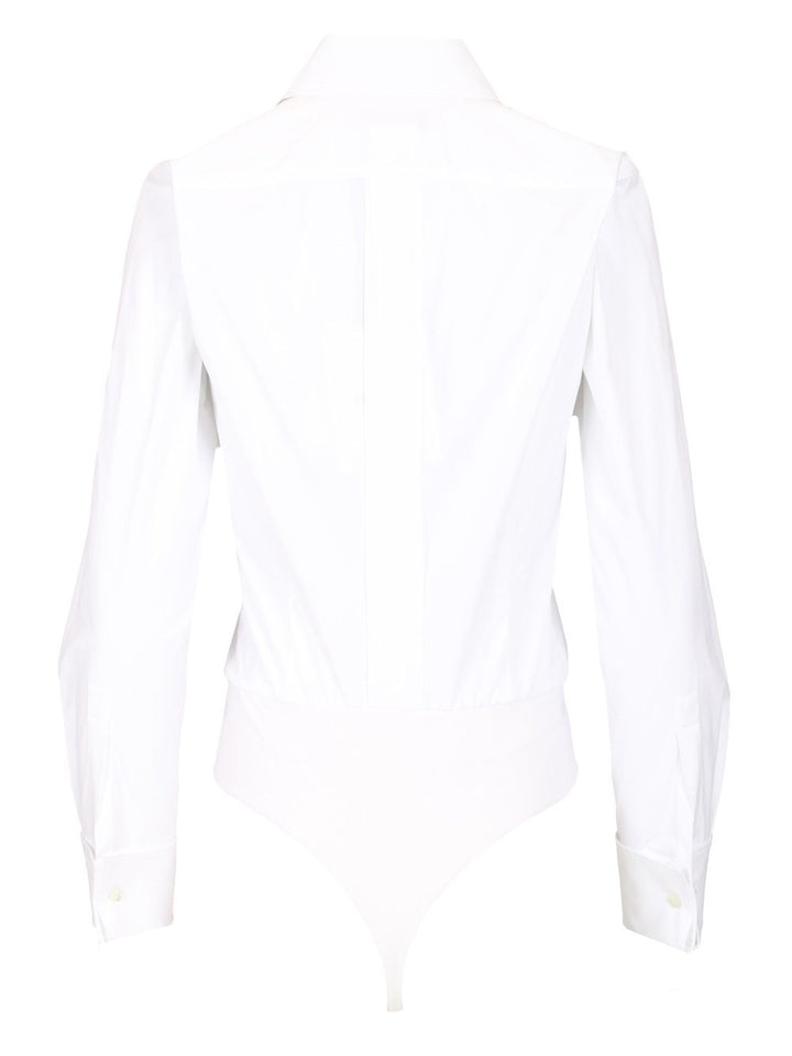 Max Mara Stretch Cotton Poplin Shirt Tops - White | ac7ab1e3174e7584b82085f701fdeacfdf05148c