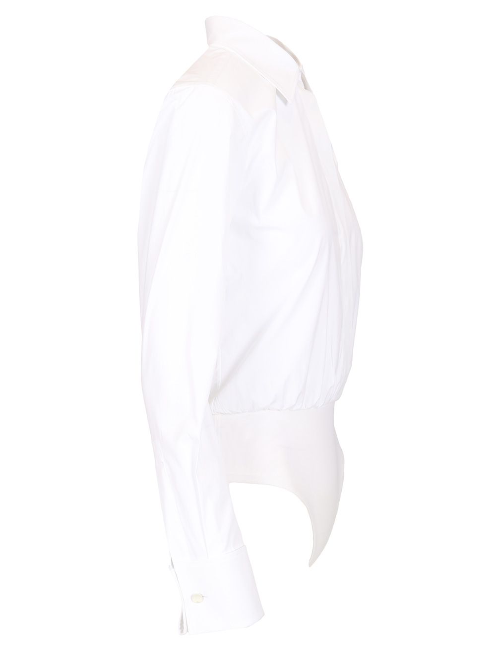 Max Mara Stretch Cotton Poplin Shirt Shirts - White | b331e337f64864ca7adcdcaaff07ac1f4f61eb60