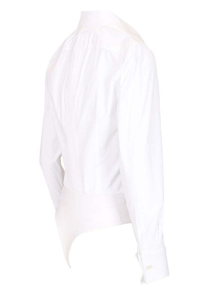 Max Mara Stretch Cotton Poplin Shirt Shirts - White | d509b62370399d7fa9d4f6d6d33c165c9dfc537a