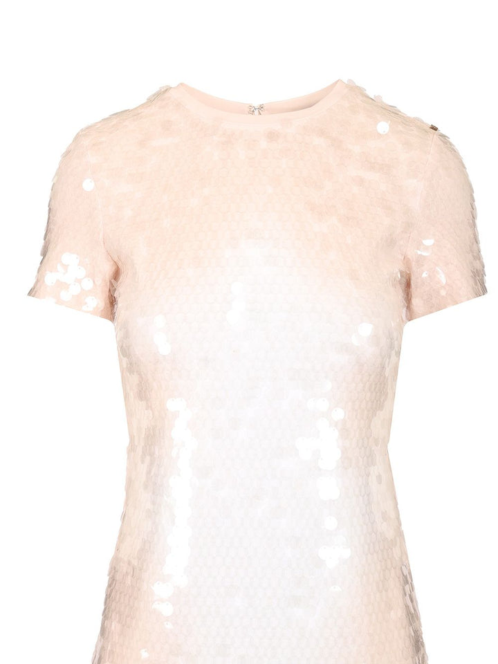 Sportmax Long Dress With Sequins Dresses - Rose | 0c2531f4812ca5550c3c2a5e1556594366e669bd
