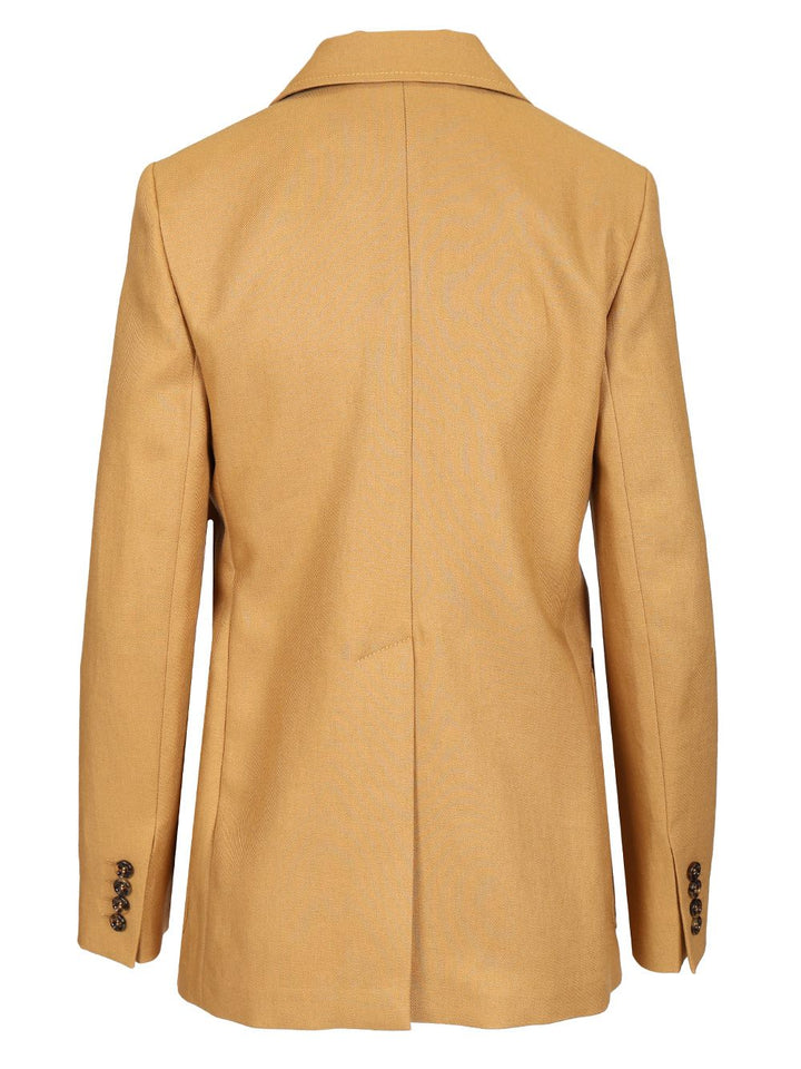 Max Mara Linen Blazer Jackets - Beige | 029a545fbe016917e9fe13aadc1b374e9ca55421