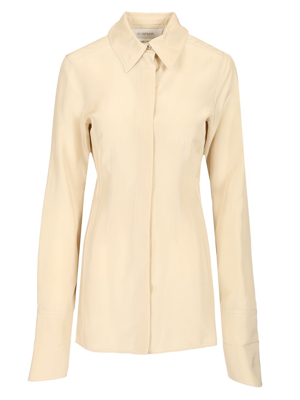 Sportmax Theory Shirts - Beige | a052d99f3b7ab6879ce5d1a38d9ab791740d2421